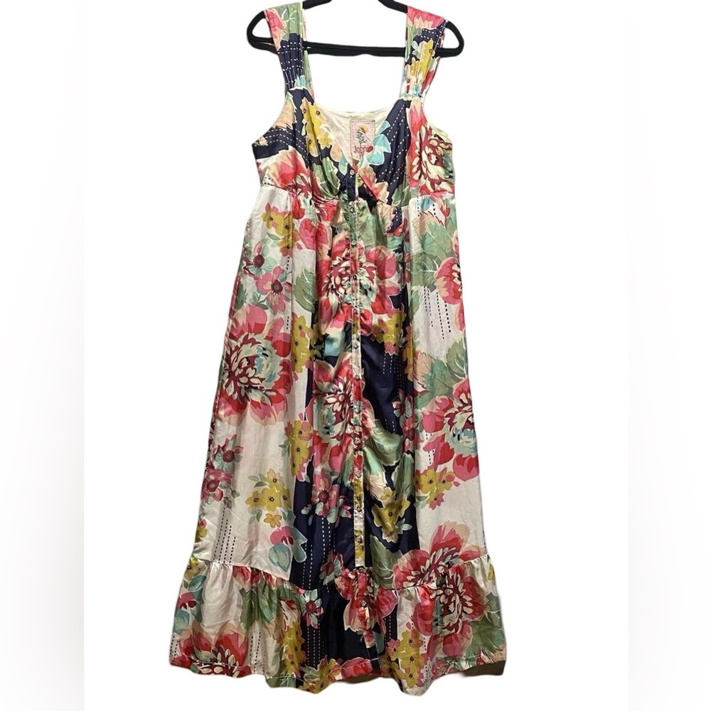 Johnny Was Silk Maxi Dress size Medium